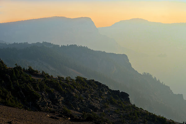 Hazy Mountain Sunrise